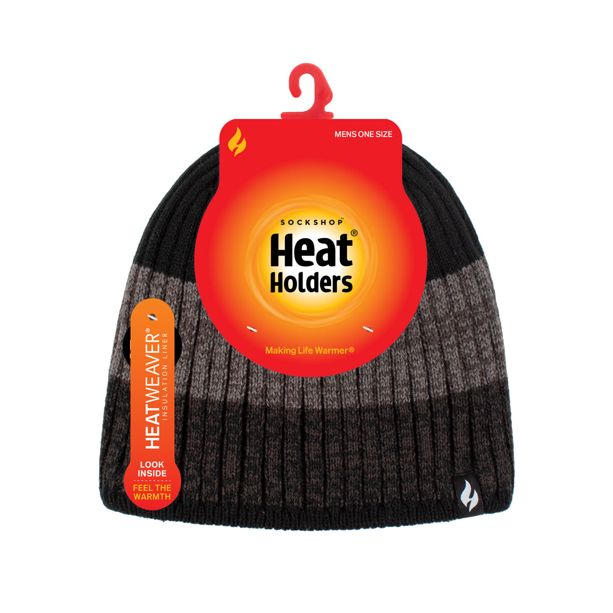 Heat Holders - Gorro Hombre Rayas Negro