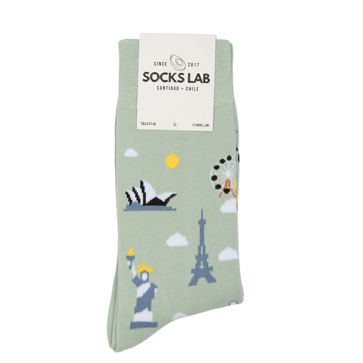 Socks Lab - Calcetín Algodón Peinado Maravillas Del Mundo