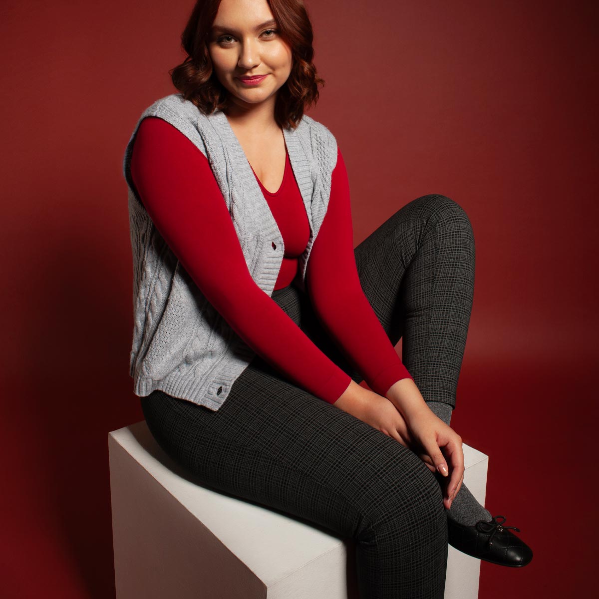 Monarch - Leggings Tela Cuadrillé