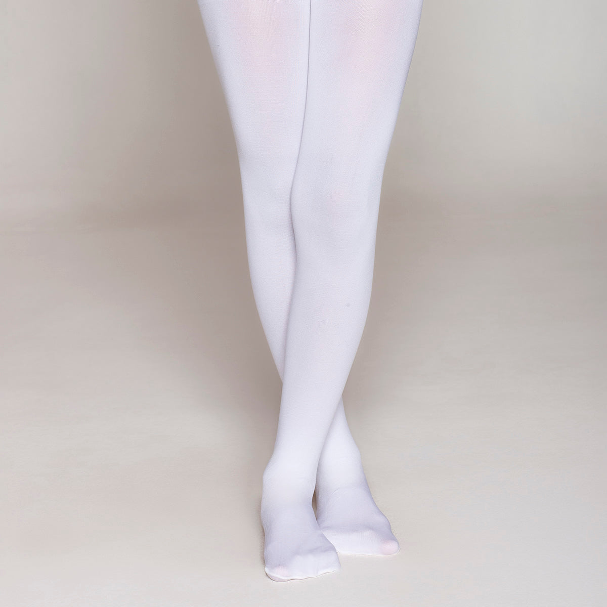 Monarch - Ballerina Escolar Elasticada Blanco