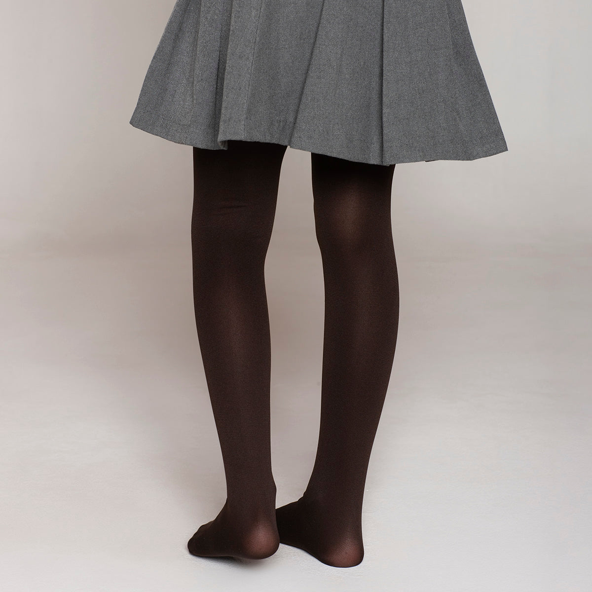 Monarch - Ballerina Escolar Elasticada Café