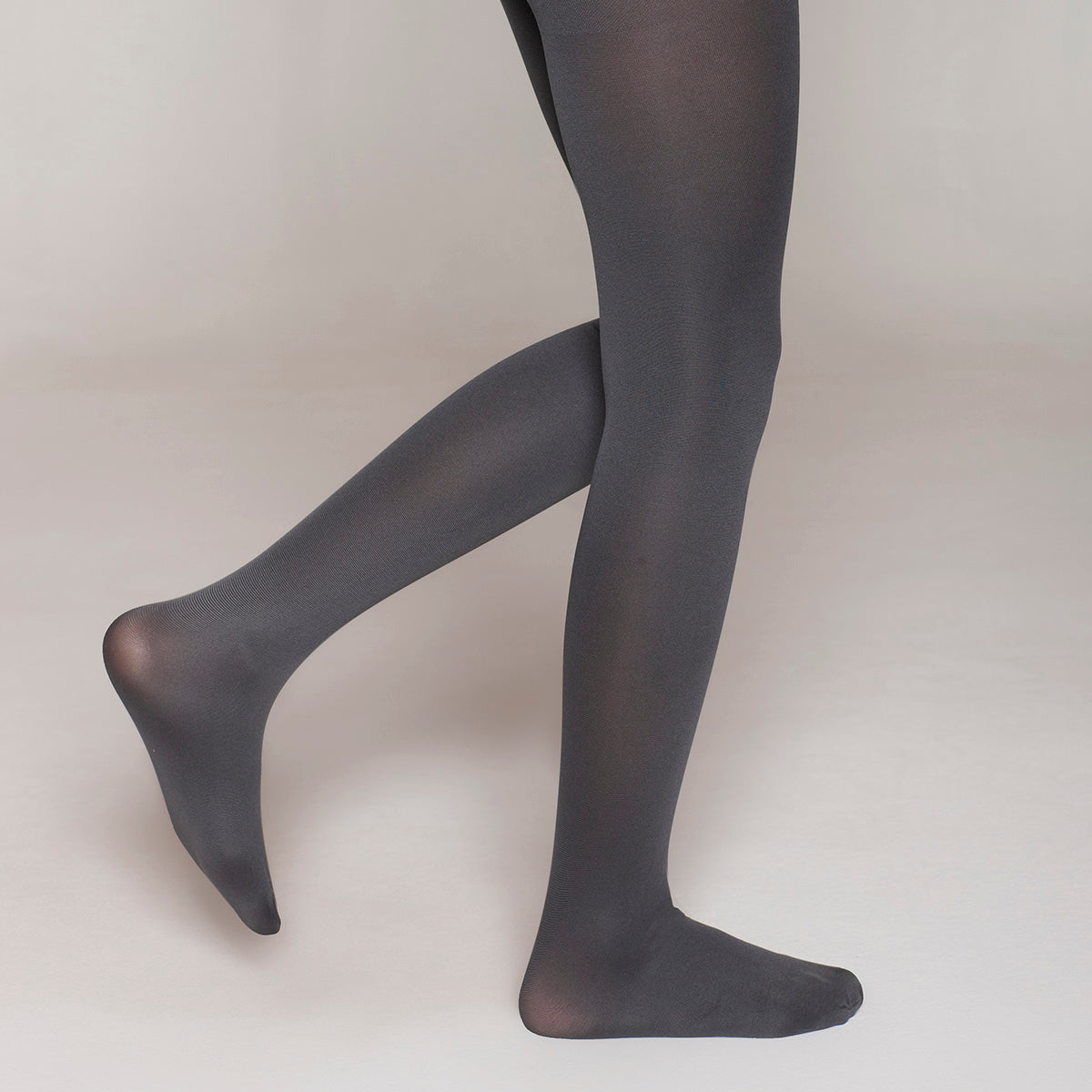 Monarch - Ballerina Escolar Elasticada Gris