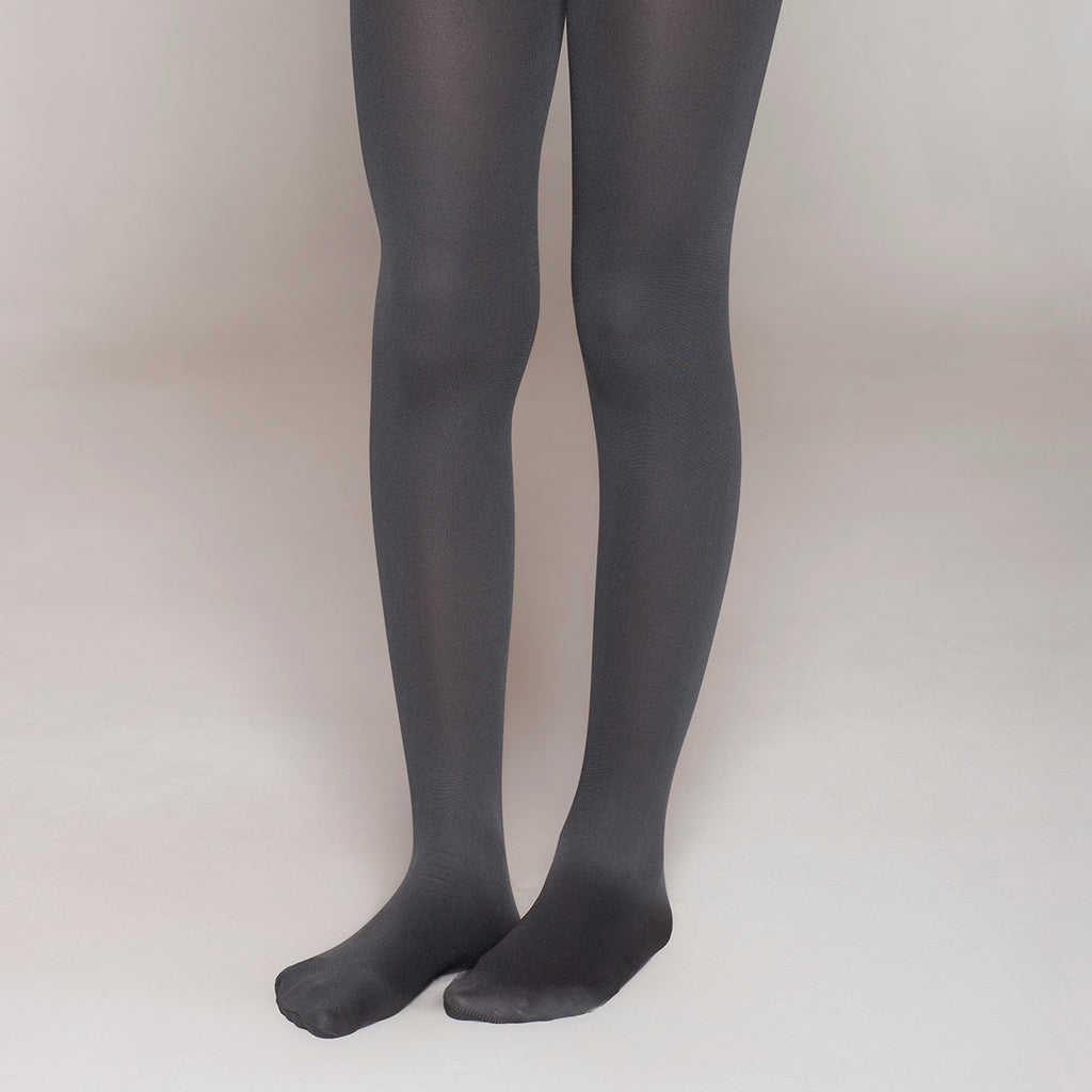 Monarch - Ballerina Escolar Elasticada Gris