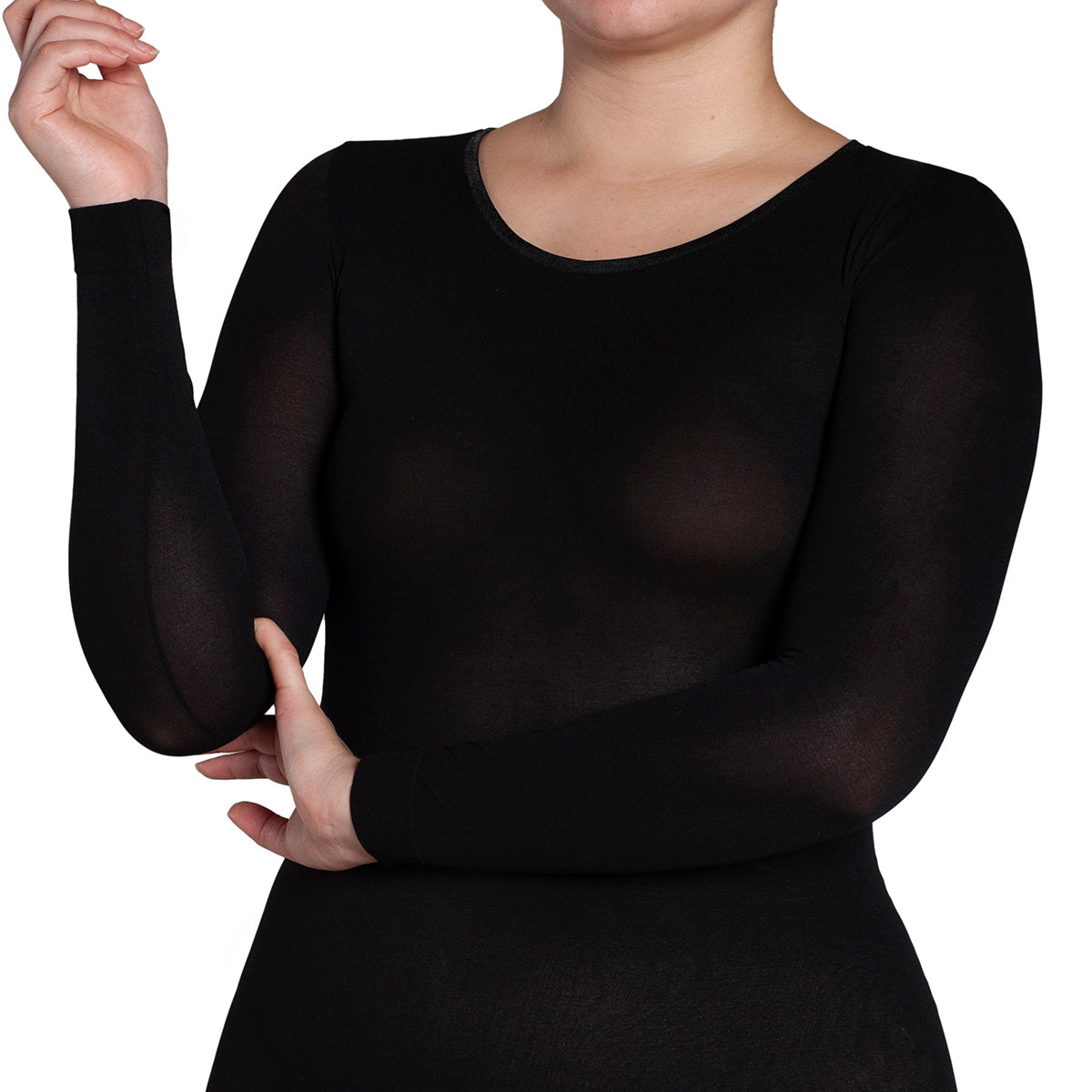 Monarch - Chemisette Escote Redondo Microfibra