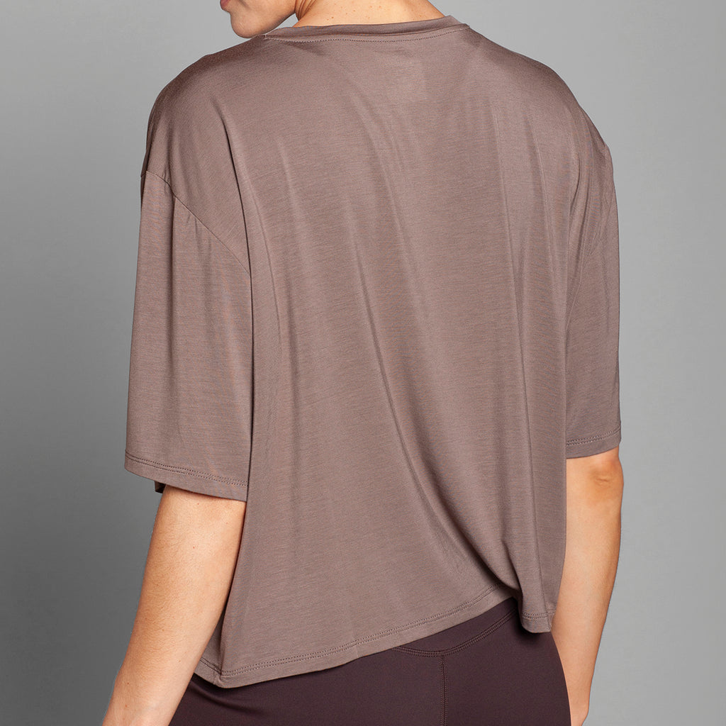Monarch - Polera Manga Corta Sport Taupe