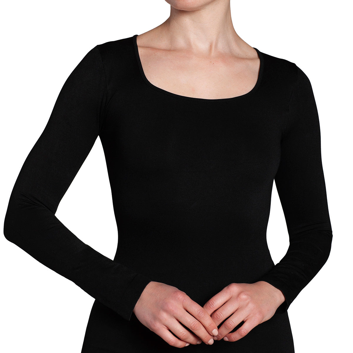 Monarch - Polera Manga Larga Escote Cuadrado