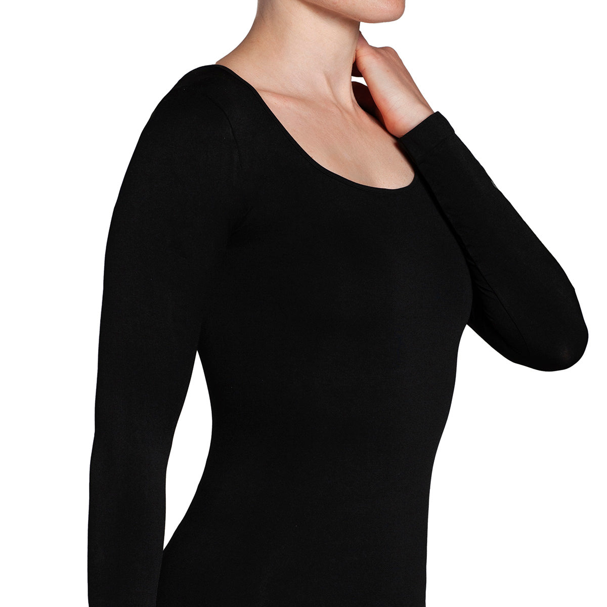 Monarch - Polera Manga Larga Escote Cuadrado