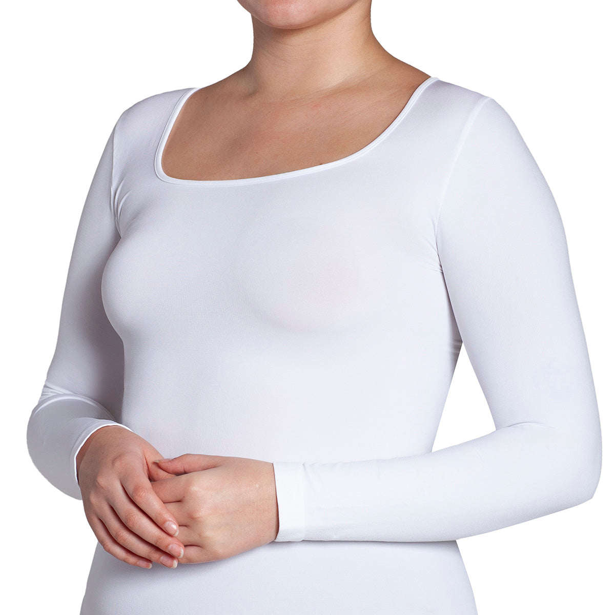 Monarch - Polera Manga Larga Escote Cuadrado