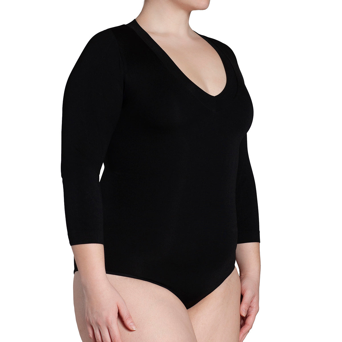 Monarch - Body Manga 3/4 Escote "V"