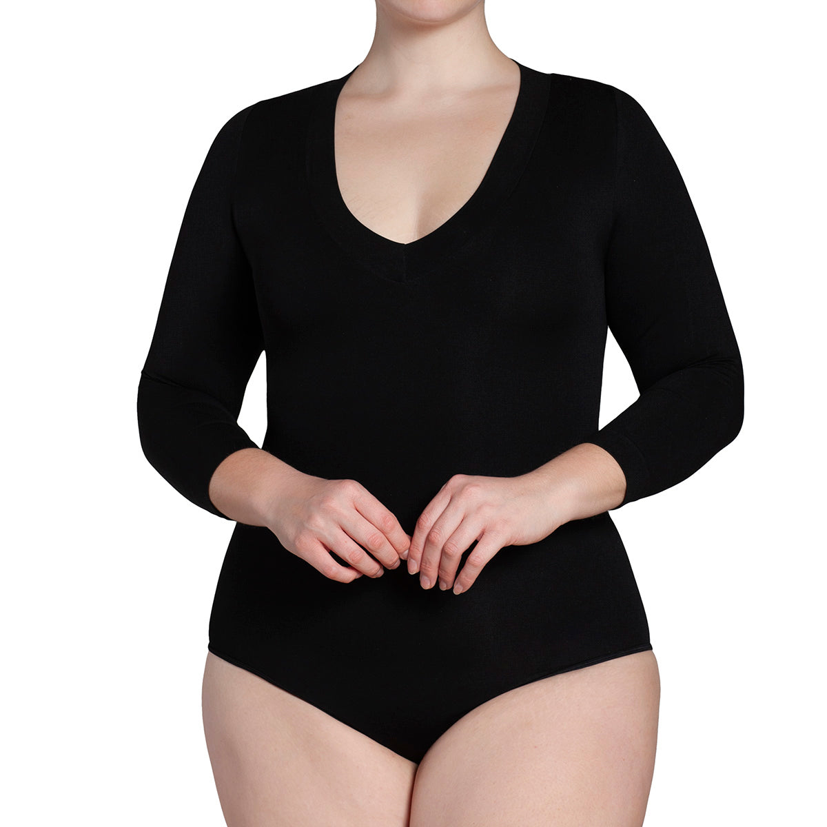 Monarch - Body Manga 3/4 Escote "V"