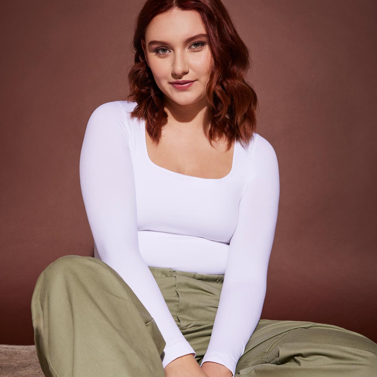 Monarch - Body Manga Larga Escote Cuadrado