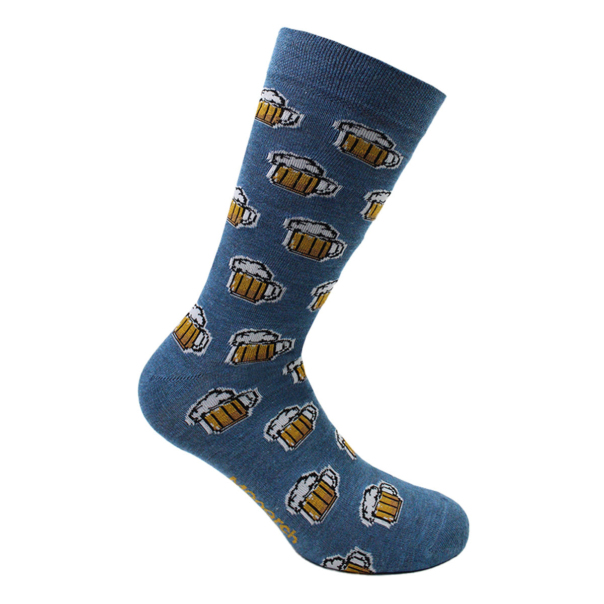 Monarch - Calcetin Bamboo Diseño Cerveza Largo Americano