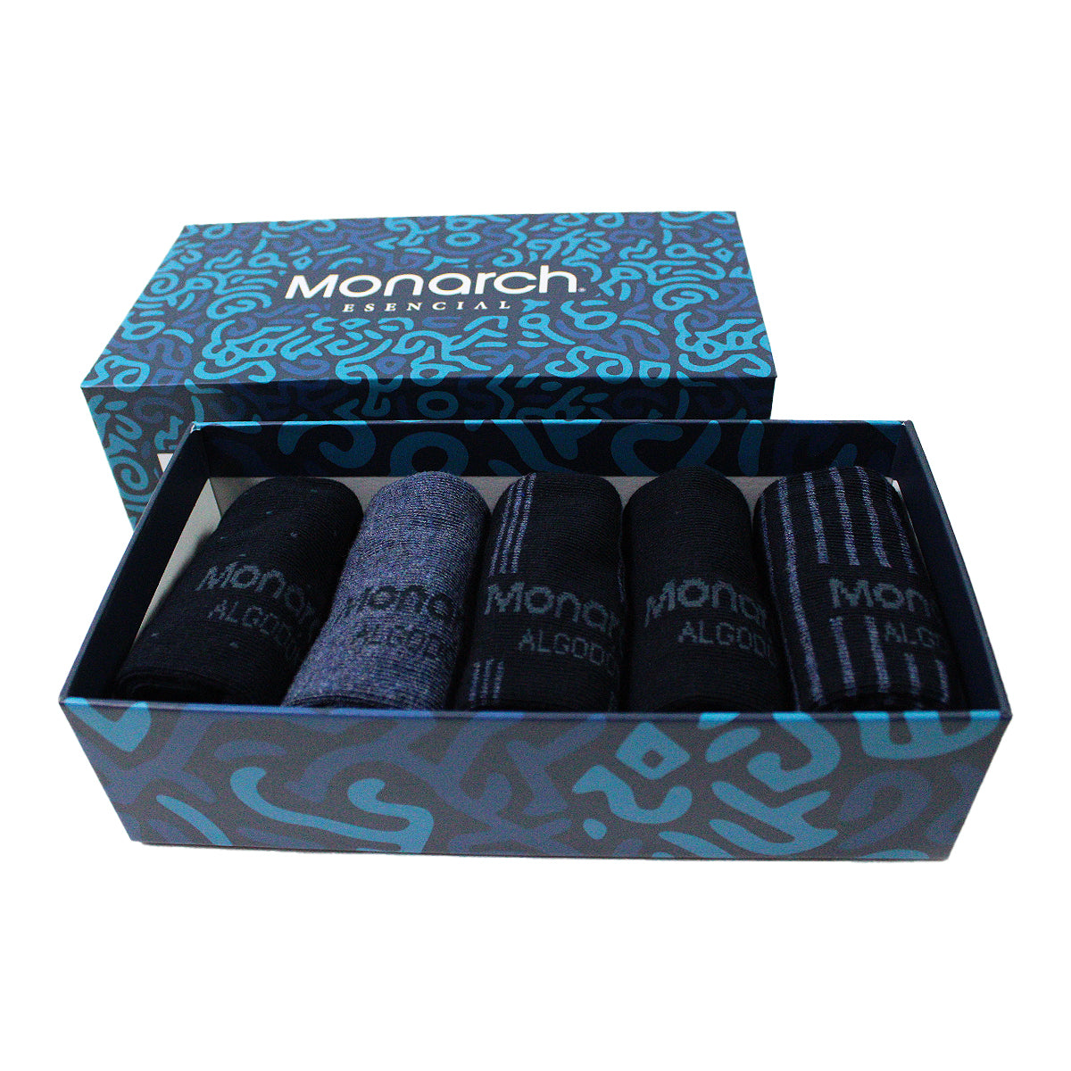 Monarch - 5 Pares Calcetines Bamboo 0/4 Color Sorpresa 🎁 ¡Día del Padre!