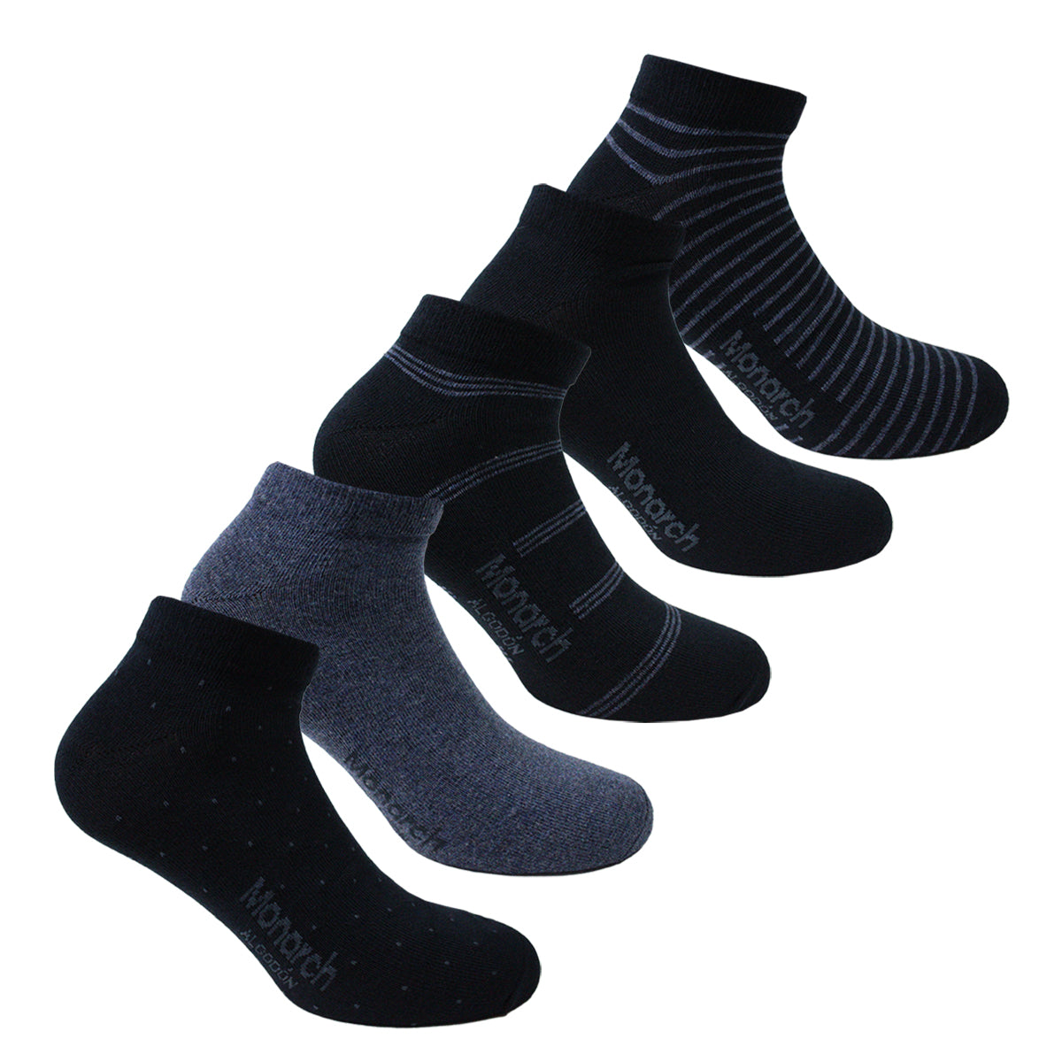 Monarch - 5 Pares Calcetines Bamboo 0/4 Color Sorpresa 🎁 ¡Día del Padre!