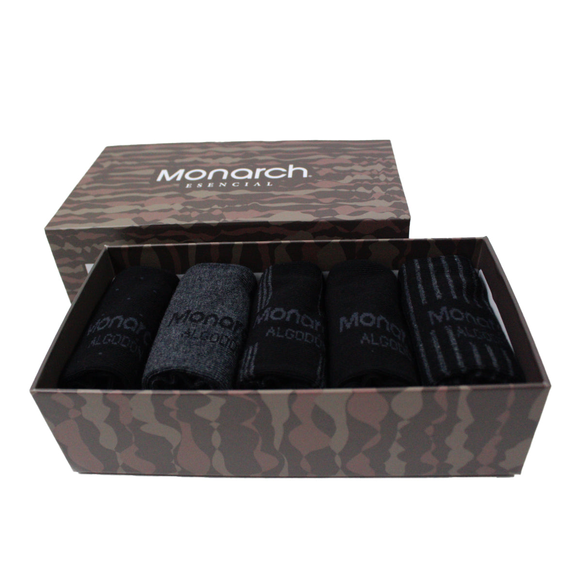 Monarch - 5 Pares Calcetines Bamboo 0/4 Color Sorpresa 🎁 ¡Día del Padre!