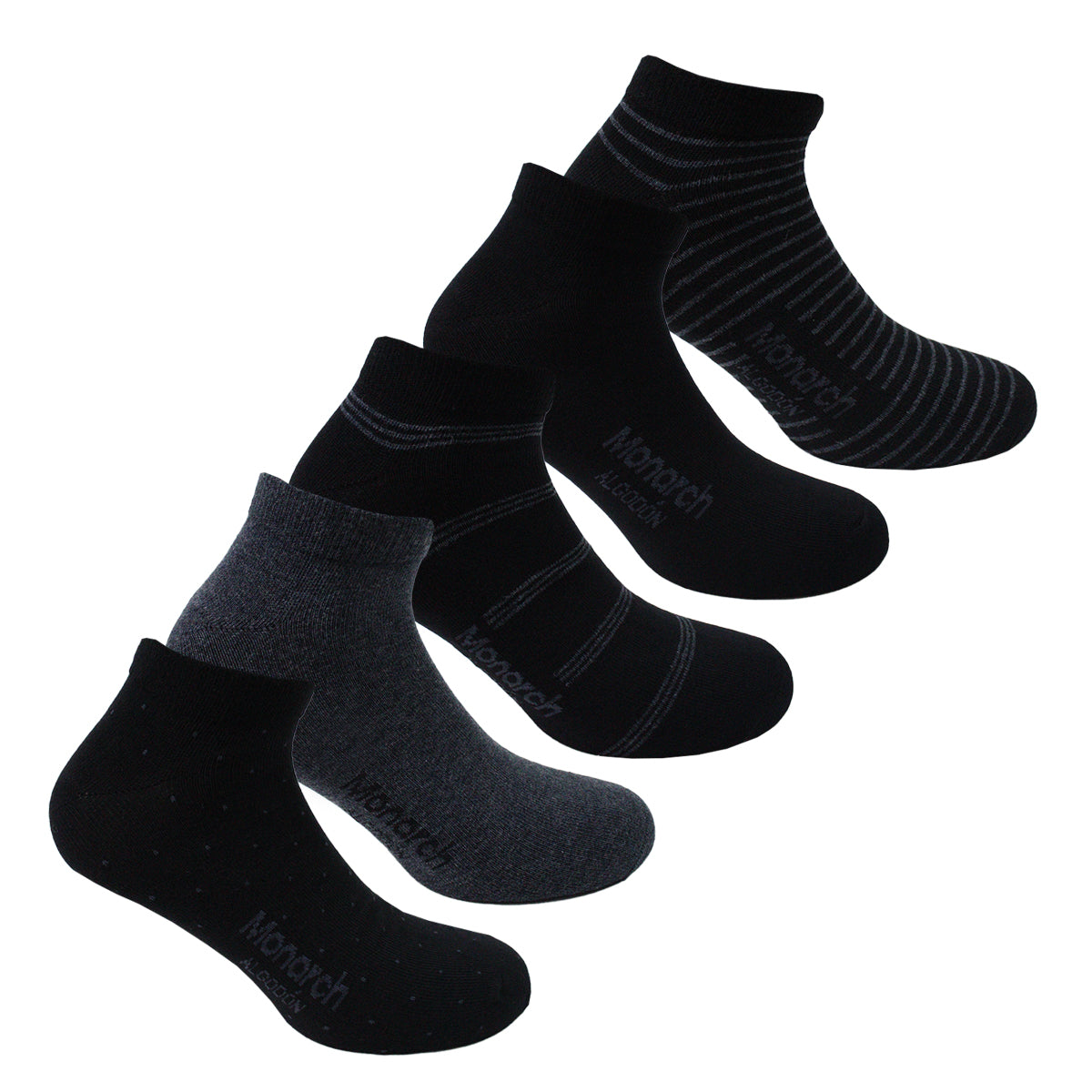 Monarch - 5 Pares Calcetines Cotton 0/4 ¡Especial Navidad🎅🏻!