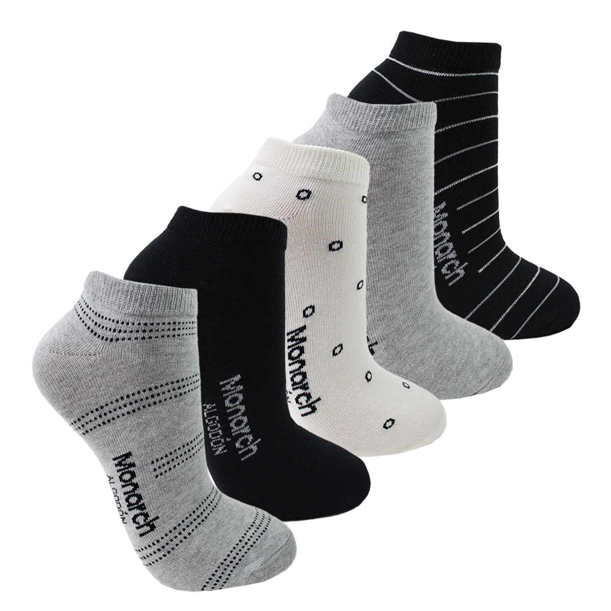 Monarch - 5 Pares Calcetines Cotton 0/4 ¡Especial Navidad🎅🏻!