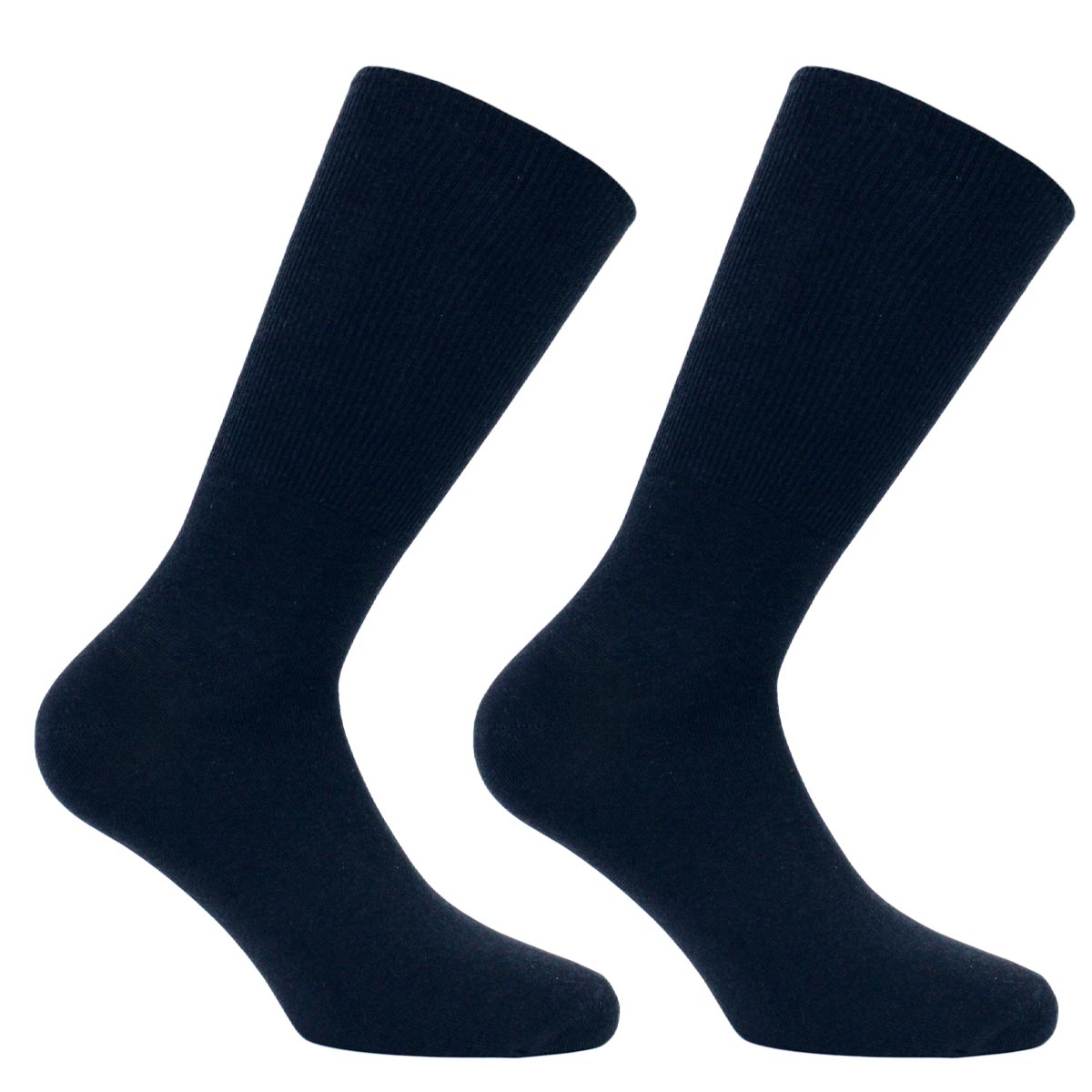 Monarch - 2 Pares Calcetines Bamboo Largo Americano Puño Suave