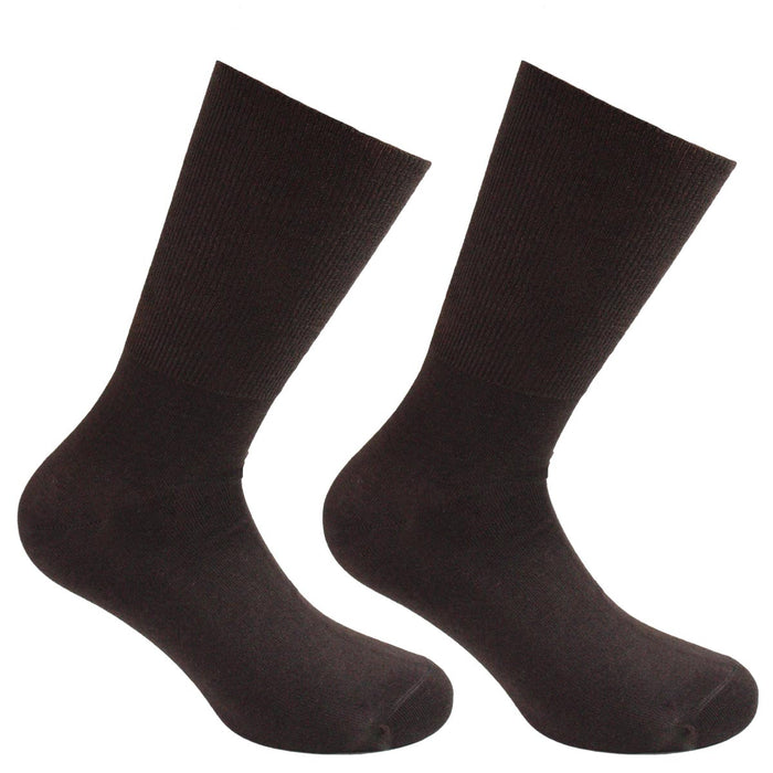 Monarch - 2 Pares Calcetines Bamboo Largo Americano Puño Suave
