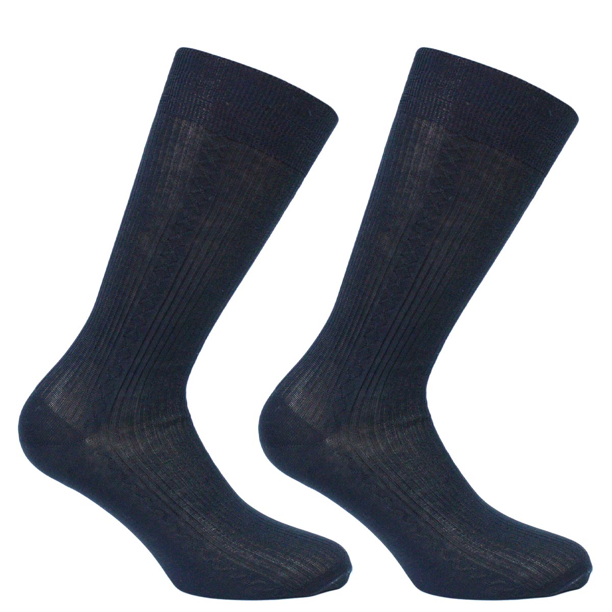 Monarch - 2 Pares Calcetines Hilo Borlon Hombre