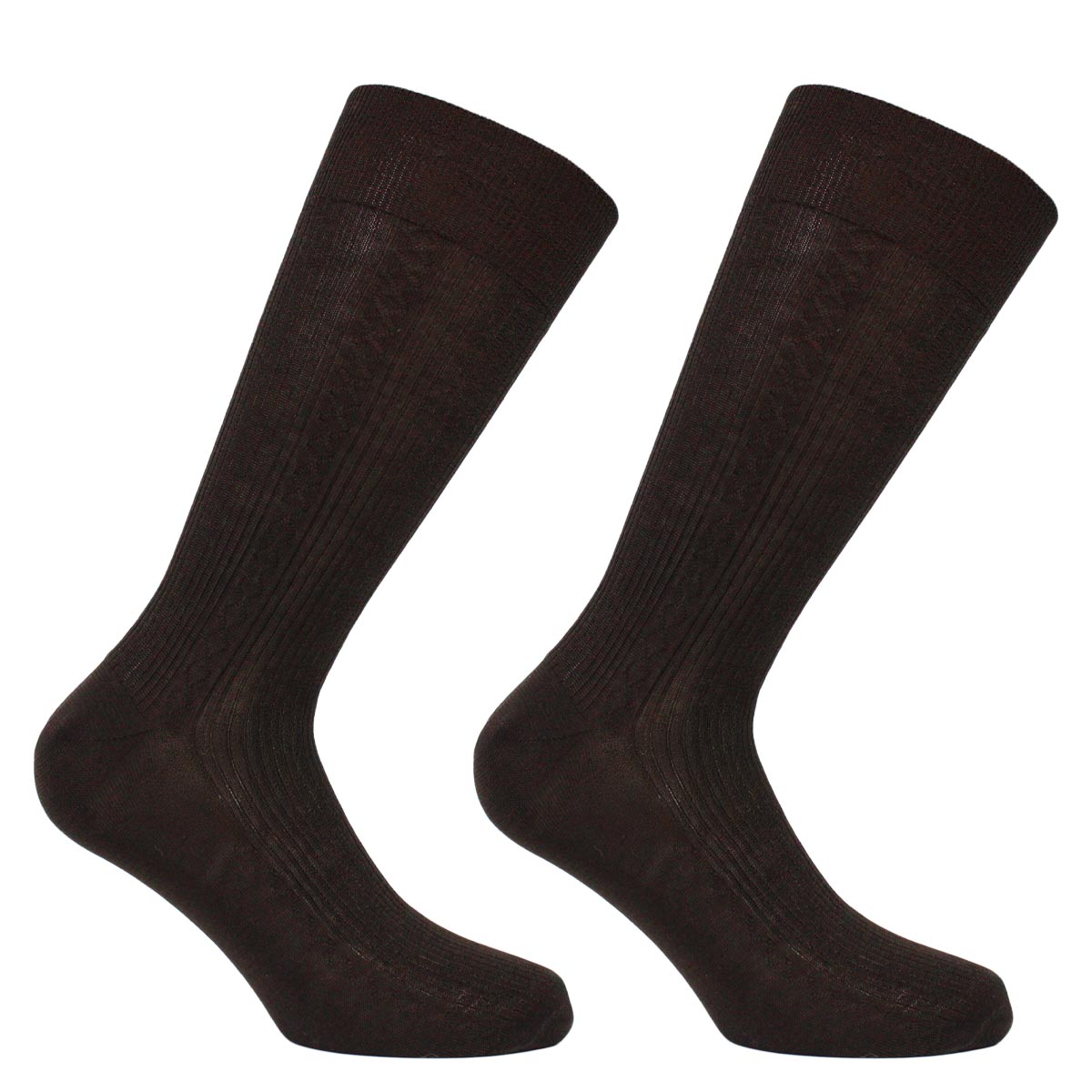 Monarch - 2 Pares Calcetines Hilo Borlon Hombre