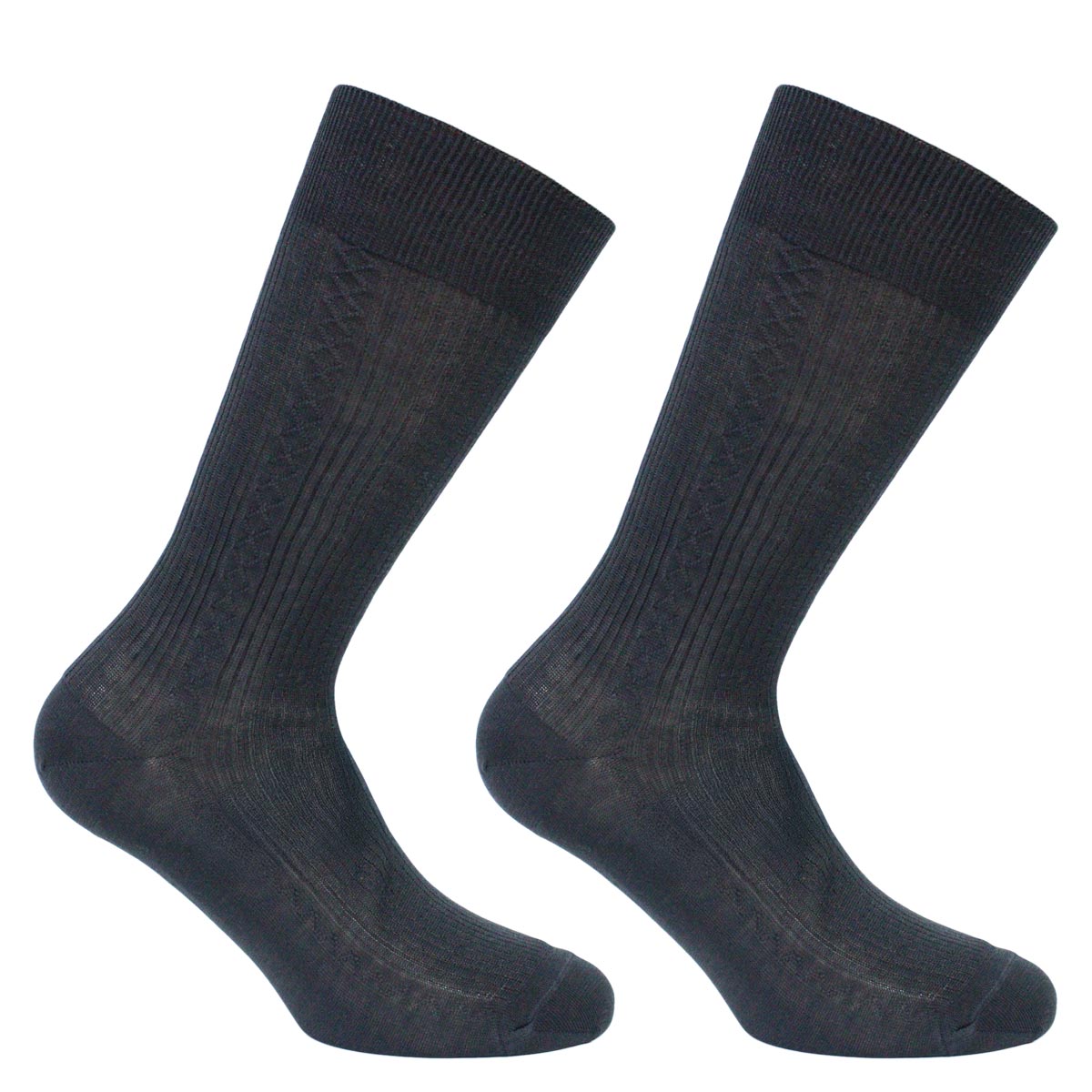 Monarch - 2 Pares Calcetines Hilo Borlon Hombre