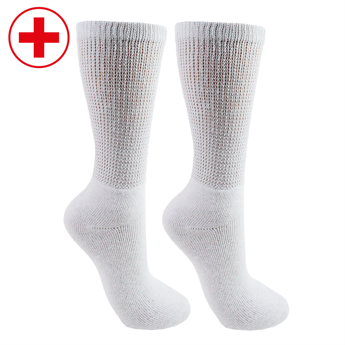 Monarch - 2 Pares Calcetín Diabético Extra Soft