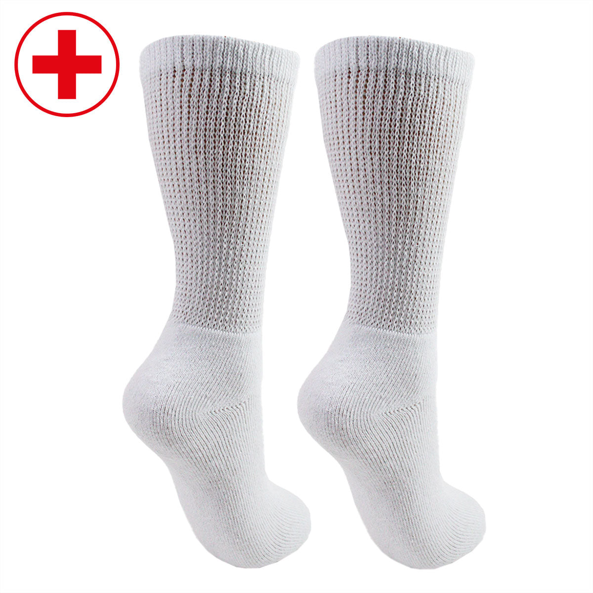 Monarch - 2 Pares Calcetín Diabético Extra Soft