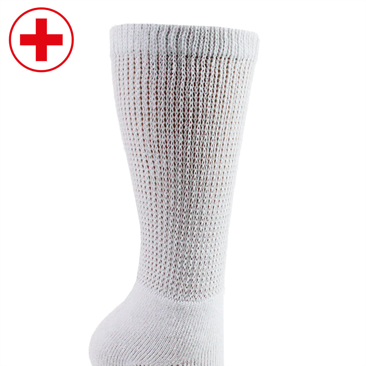 Monarch - 2 Pares Calcetín Diabético Extra Soft