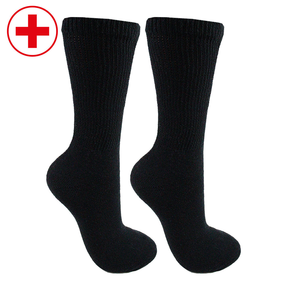 Monarch - 2 Pares Calcetín Diabético Extra Soft