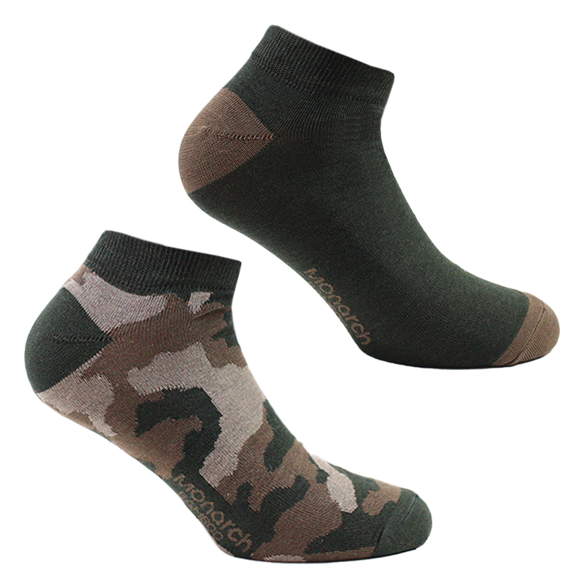 Monarch - 2 Pares Calcetín Bamboo Camuflaje