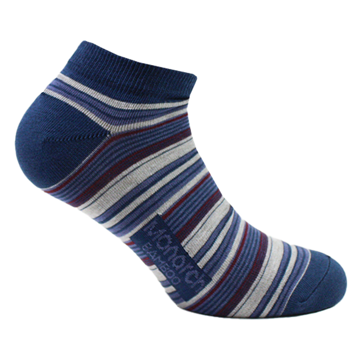 Monarch - 2 Pares Calcetín Bamboo Rayas 0/4