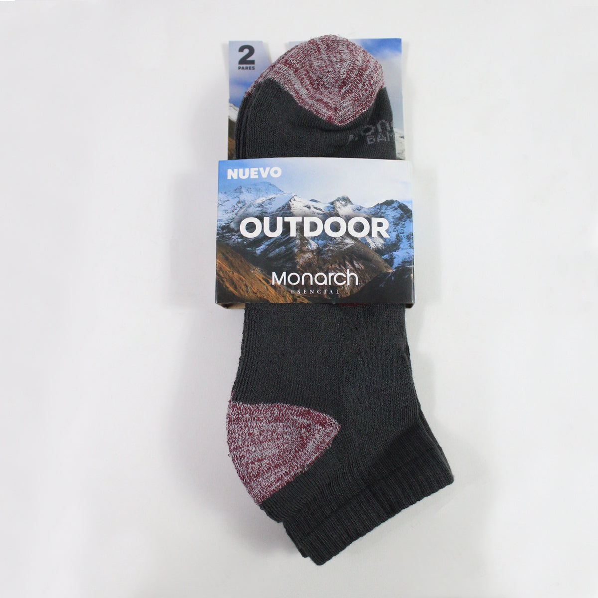 Monarch - 2 Pares Calcetín Outdoor Bamboo + Coolmax 0/4