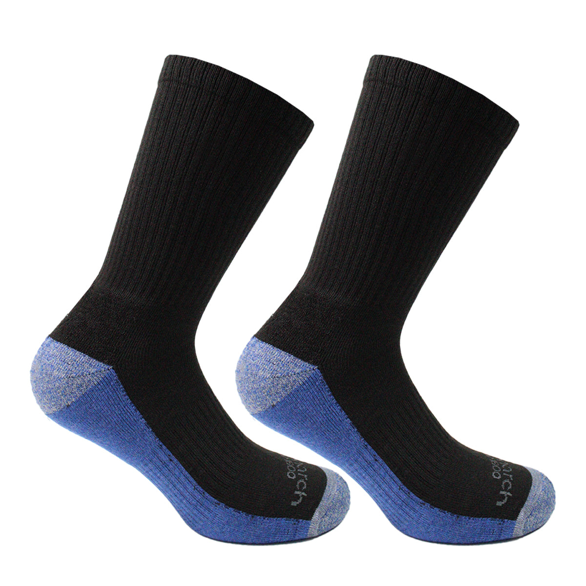 Monarch - 2 Pares Calcetín Outdoor Bamboo + Coolmax Largo Americano