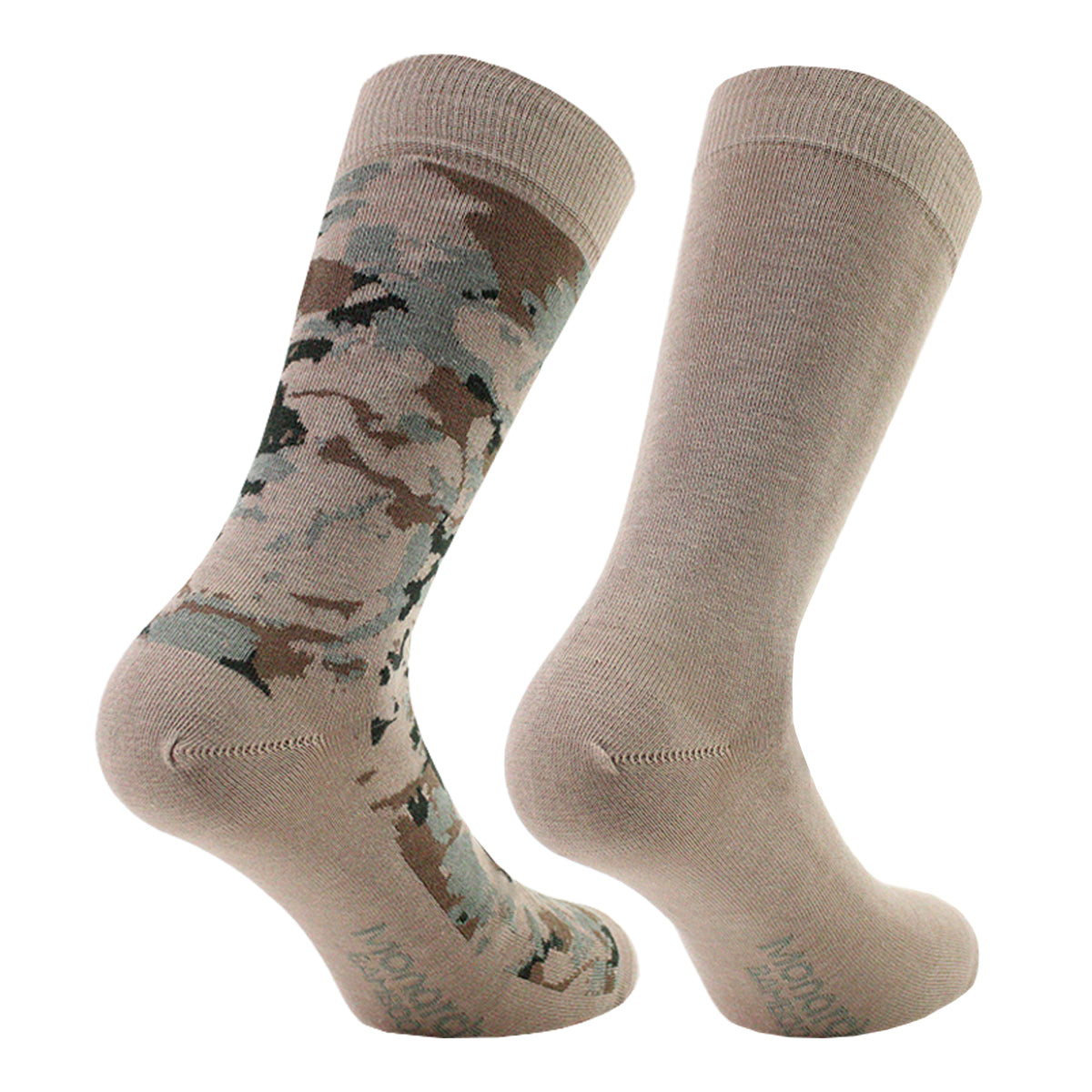 Monarch - 2 Pares Calcetín Bamboo Largo Americano Camuflaje