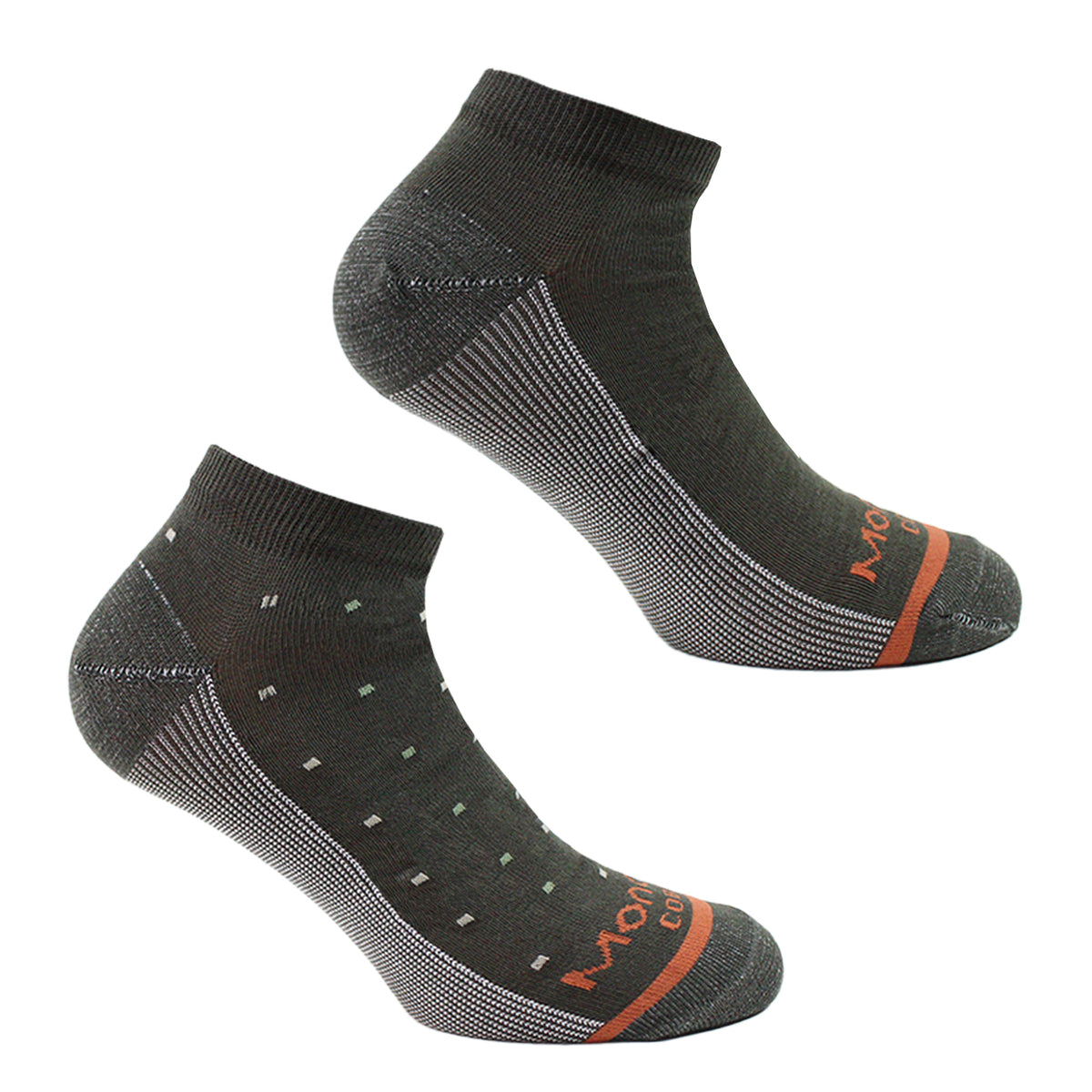 Monarch - 2 Pares Calcetín Cobre Rayas