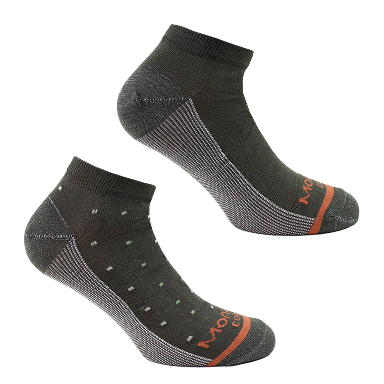 Monarch - 2 Pares Calcetín Cobre Rayas