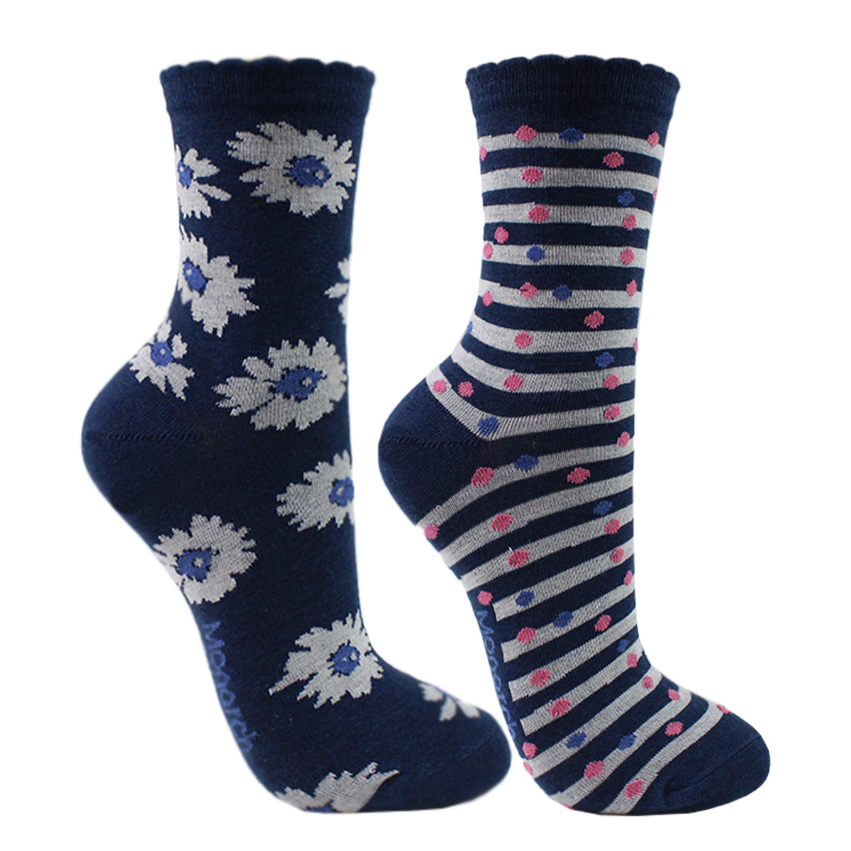 Monarch - 2 Pares Calcetín Bamboo Camelia