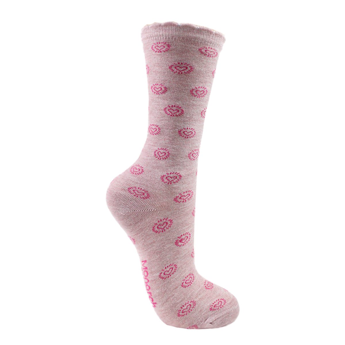 Monarch - 2 Pares Calcetín Bamboo Corazon