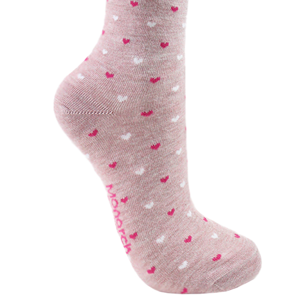 Monarch - 2 Pares Calcetín Bamboo Corazon
