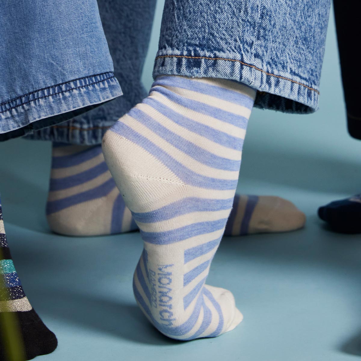 Monarch - 2 Pares Calcetín Bamboo Lunares