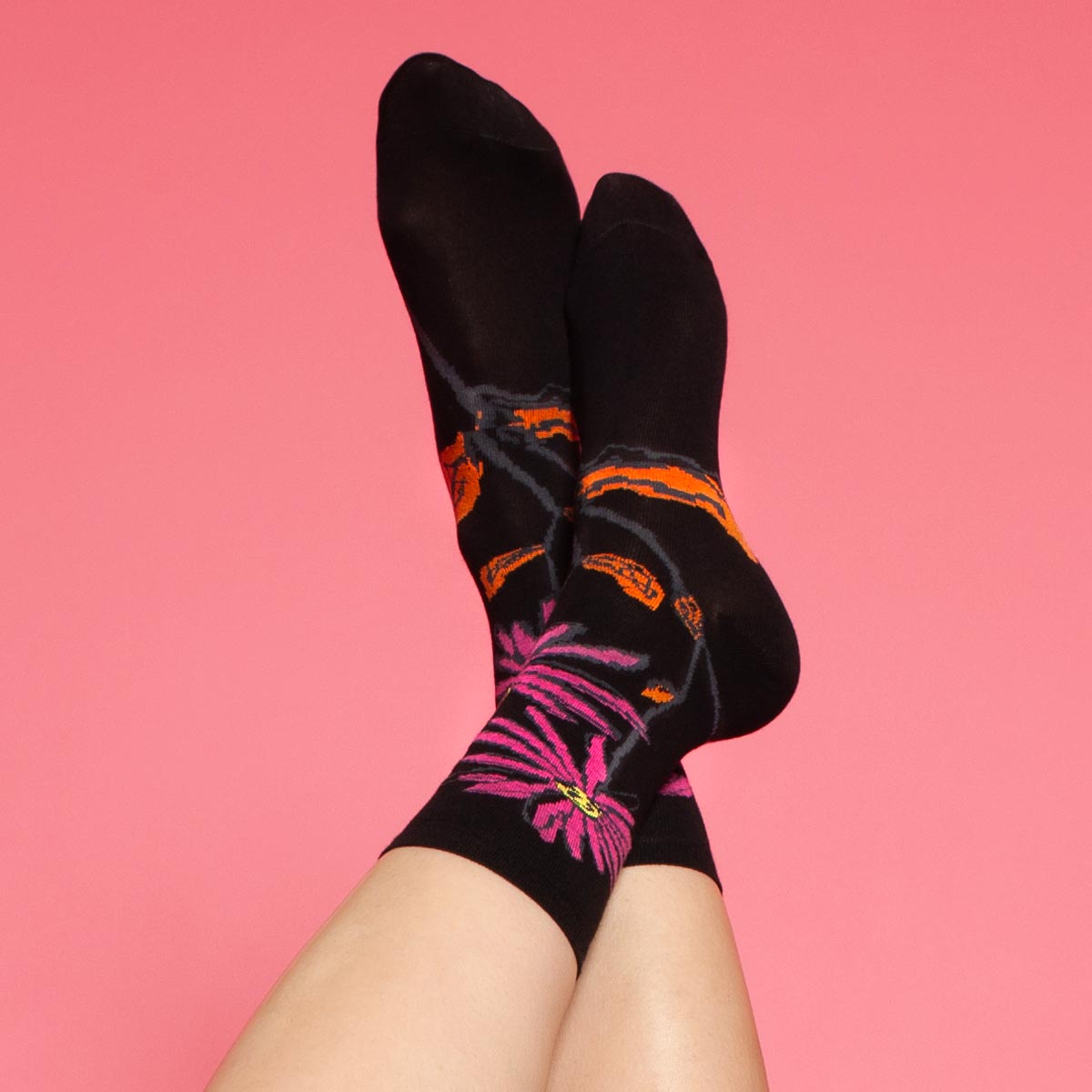 Monarch - 2 Pares Calcetín Bamboo Margarita