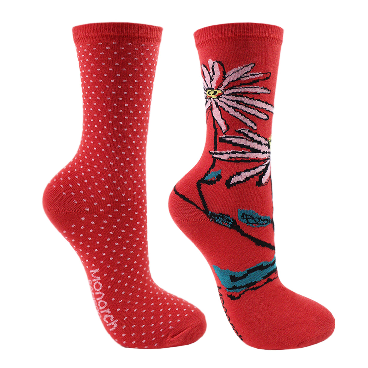 Monarch - 2 Pares Calcetín Bamboo Margarita