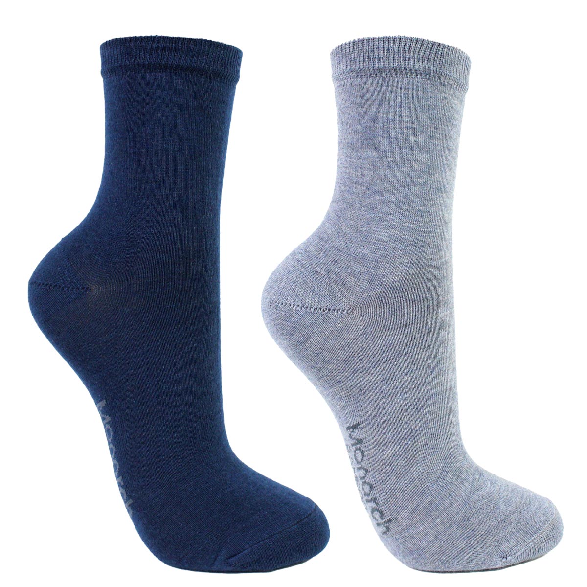 Monarch - 2 Pares Calcetín Bamboo Basic Liso