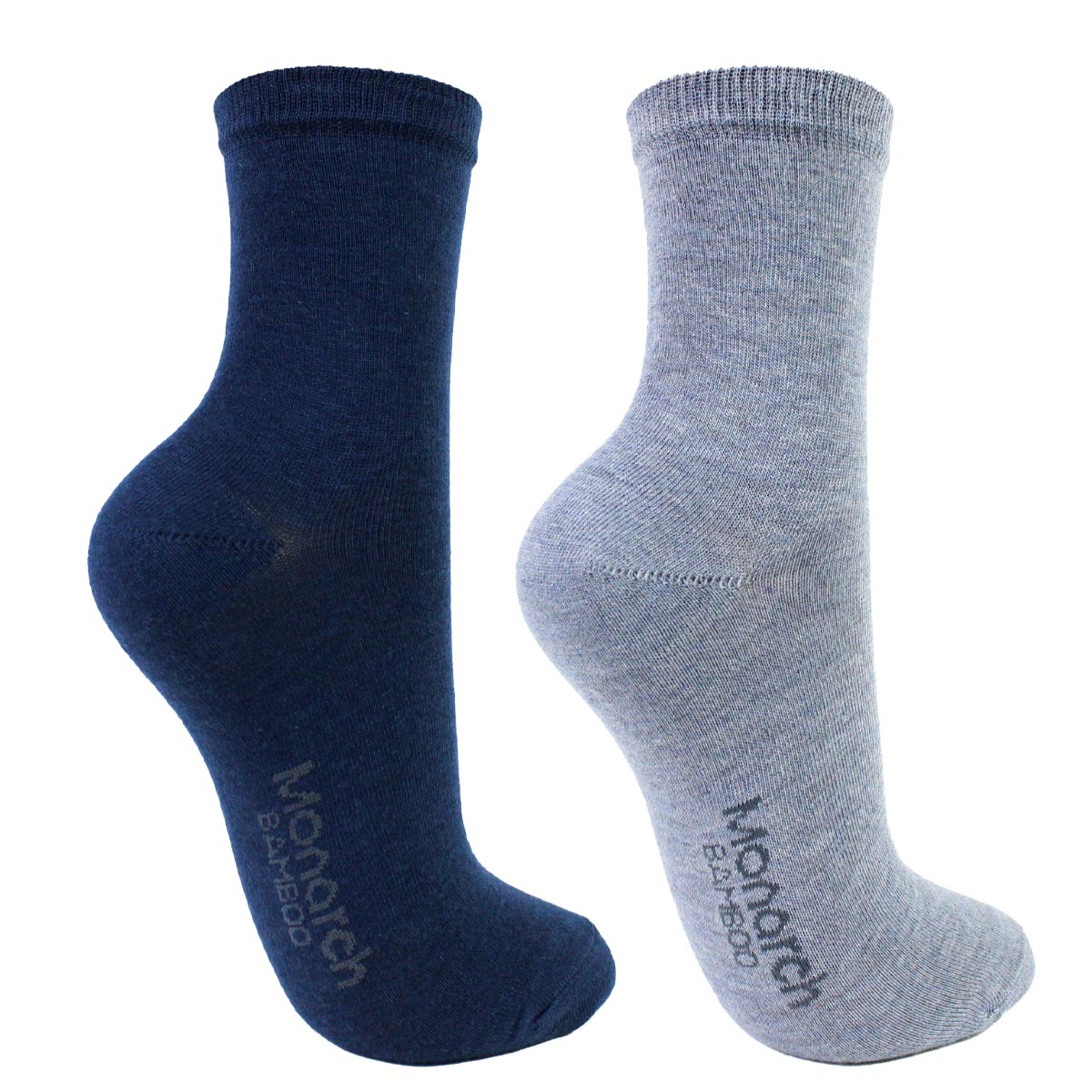 Monarch - 2 Pares Calcetín Bamboo Basic Liso