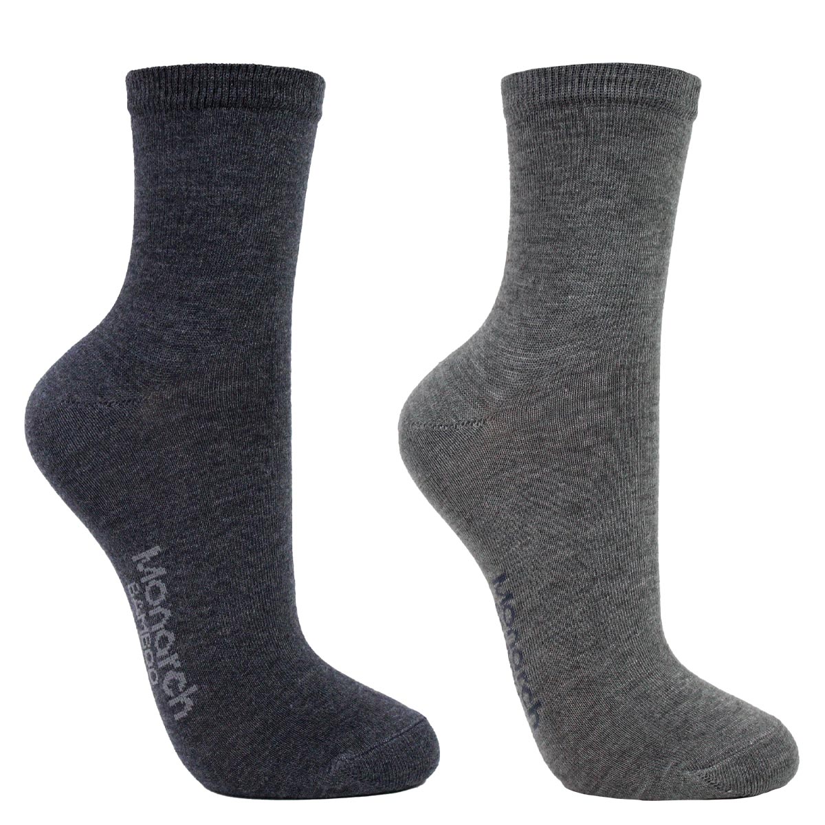 Monarch - 2 Pares Calcetín Bamboo Basic Liso
