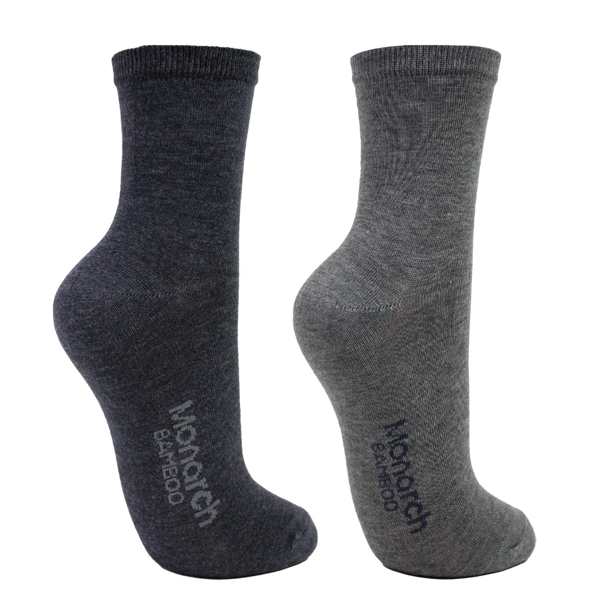 Monarch - 2 Pares Calcetín Bamboo Basic Liso