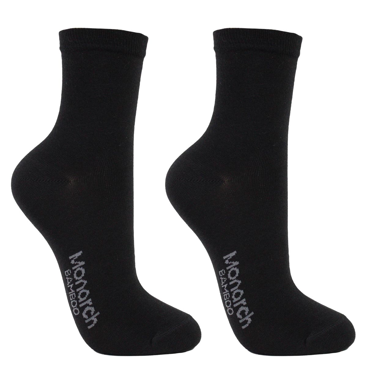 Monarch - 2 Pares Calcetín Bamboo Basic Liso