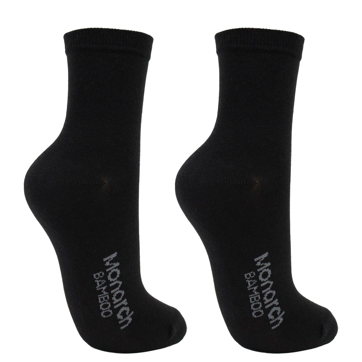 Monarch - 2 Pares Calcetín Bamboo Basic Liso