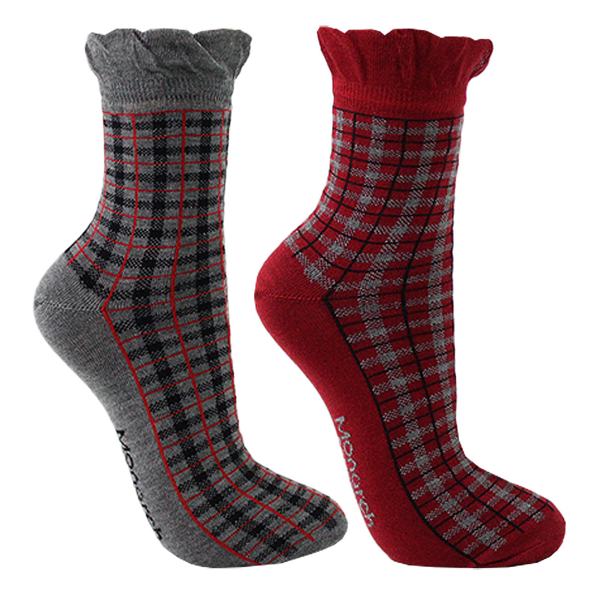 Monarch - Calcetín Bamboo Diseño Vuelos Escoses Largo 3/4